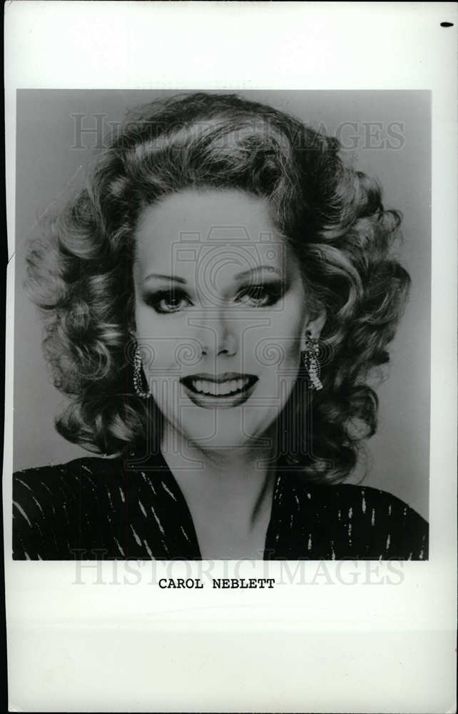 1985 Press Photo Carol Neblett Opera - dfpd32505- Historic Images