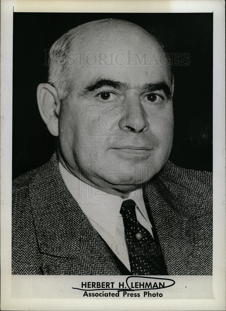 1942 Press Photo Herbert H. Lehman NY Governor - dfpd33129- Historic Images