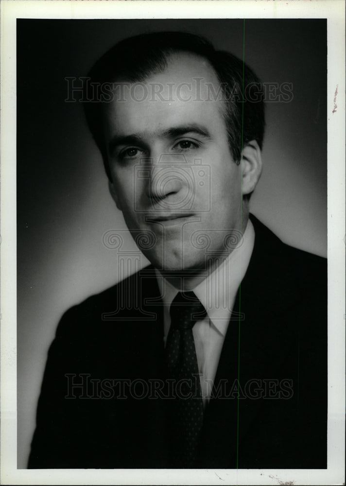 1989 Press Photo David F. Smydra President New Detroit - dfpd33595- Historic Images