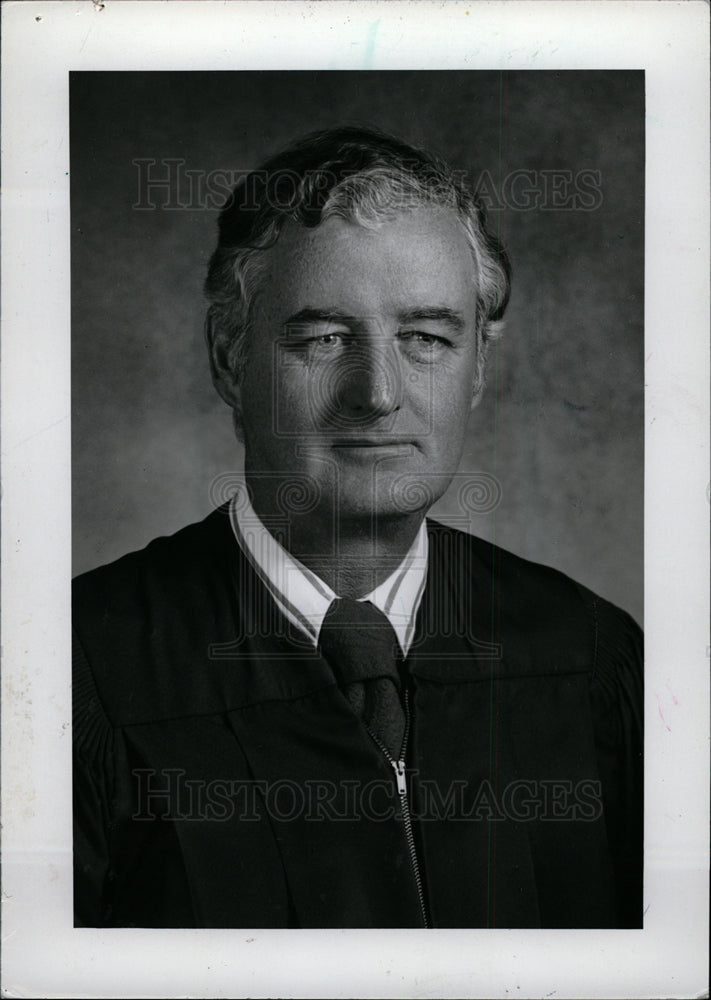 1987 Press Photo Judge John Patrick O&#39; Brien - dfpd34083- Historic Images