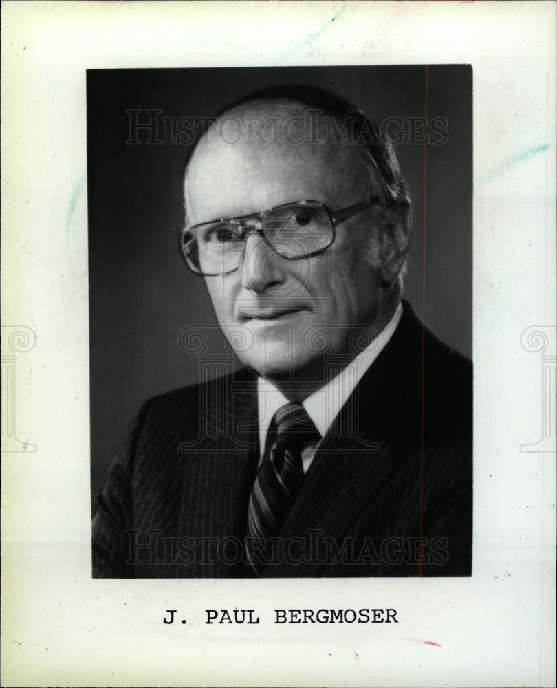 1986 Press Photo J. Paul Bergmoser - dfpd34399- Historic Images