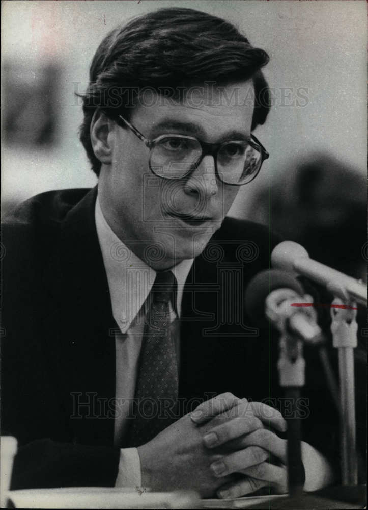 1987 Press Photo state treasurer robert bowman - dfpd35817- Historic Images