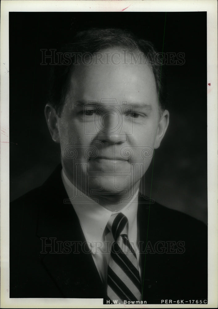 1987 Press Photo H.W. Bowman Whirlpool President - dfpd35823- Historic Images