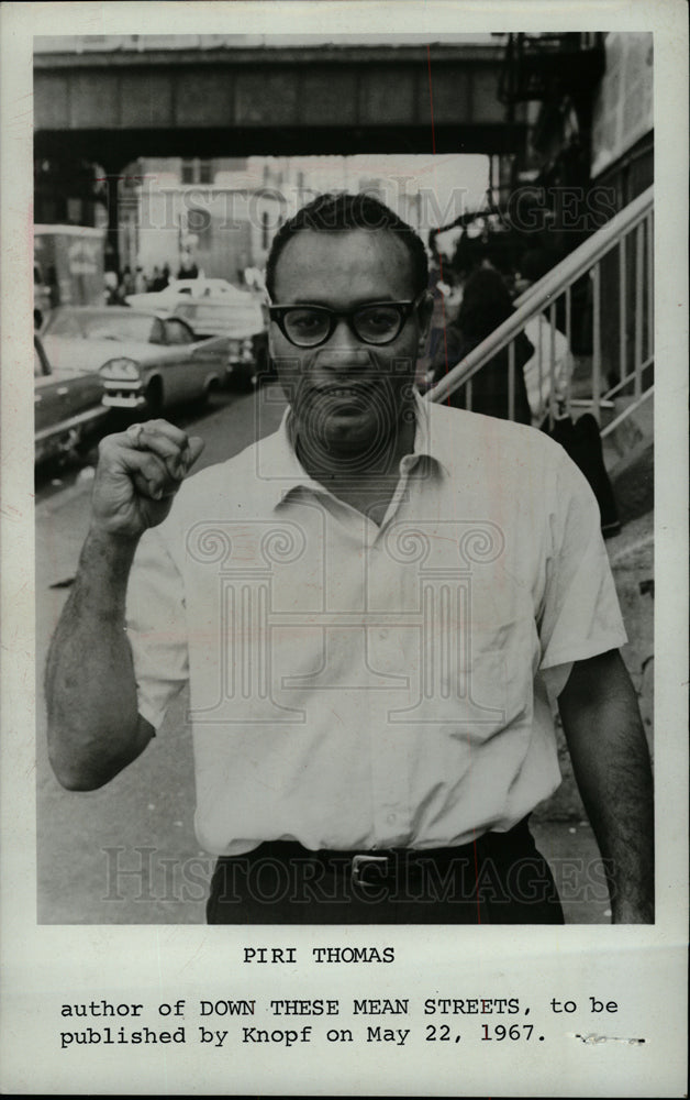 1967 Press Photo Piri Thomas Writer - dfpd36575- Historic Images