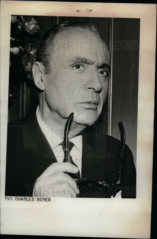 1966 Press Photo Charles Boyer - dfpd36777- Historic Images