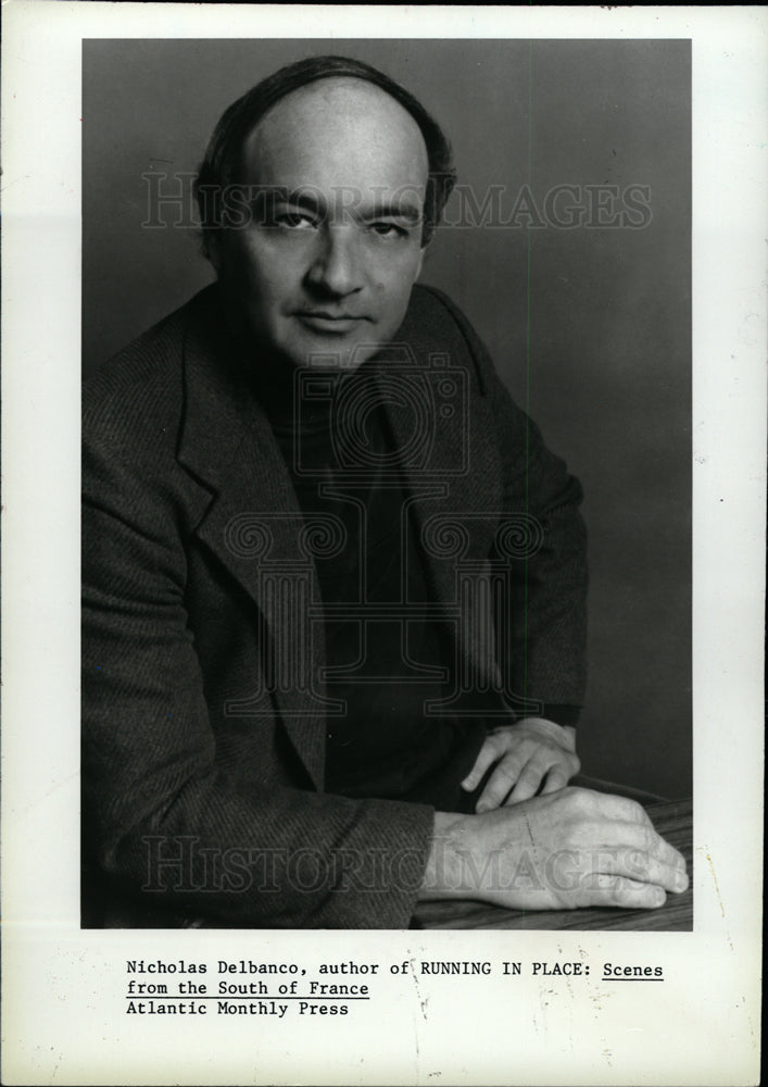 1989 Press Photo Nicholas Delbanco Author - dfpd38611- Historic Images