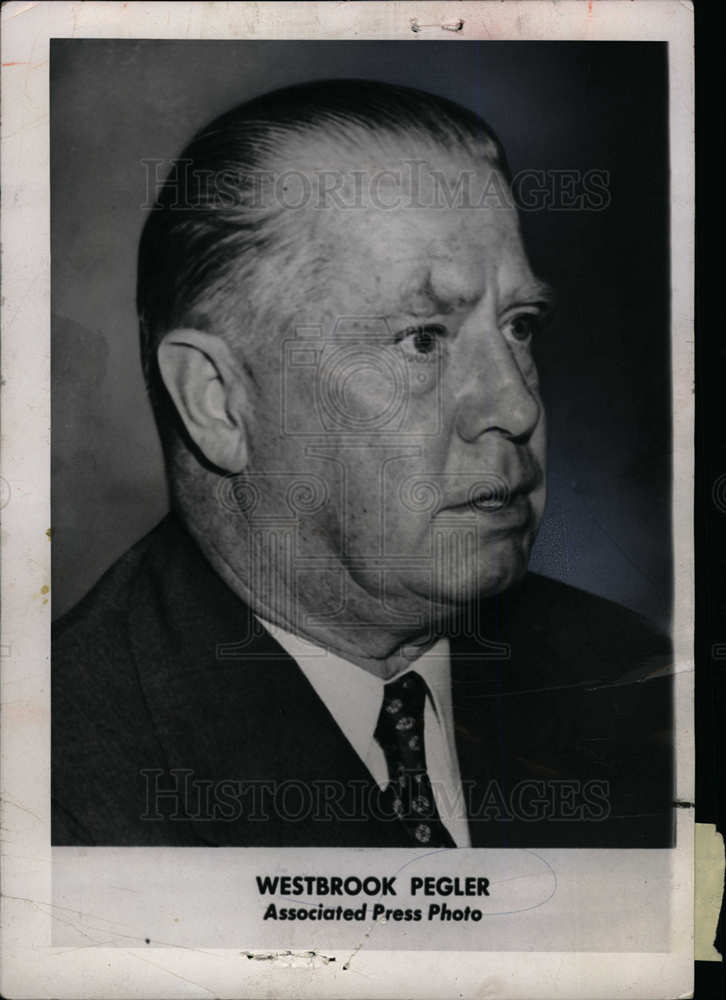 1969 Press Photo Westbrook Pegler Author Journalist - dfpd41027- Historic Images