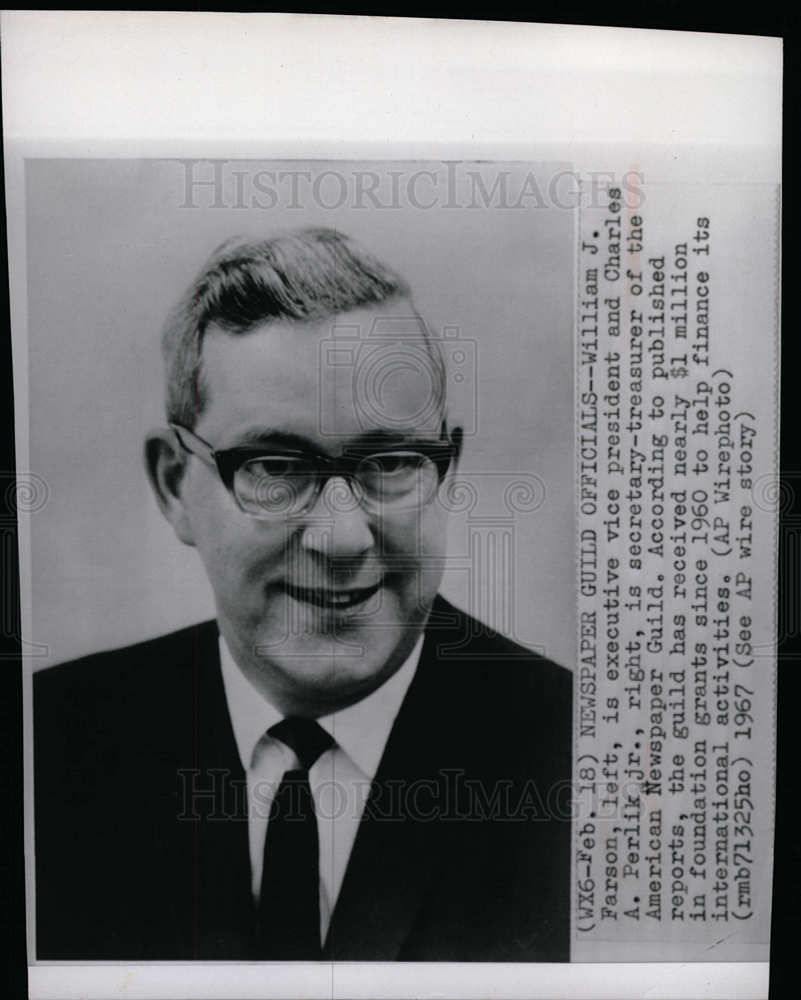 1967 Press Photo William Farson American Newspaper - dfpd41859- Historic Images