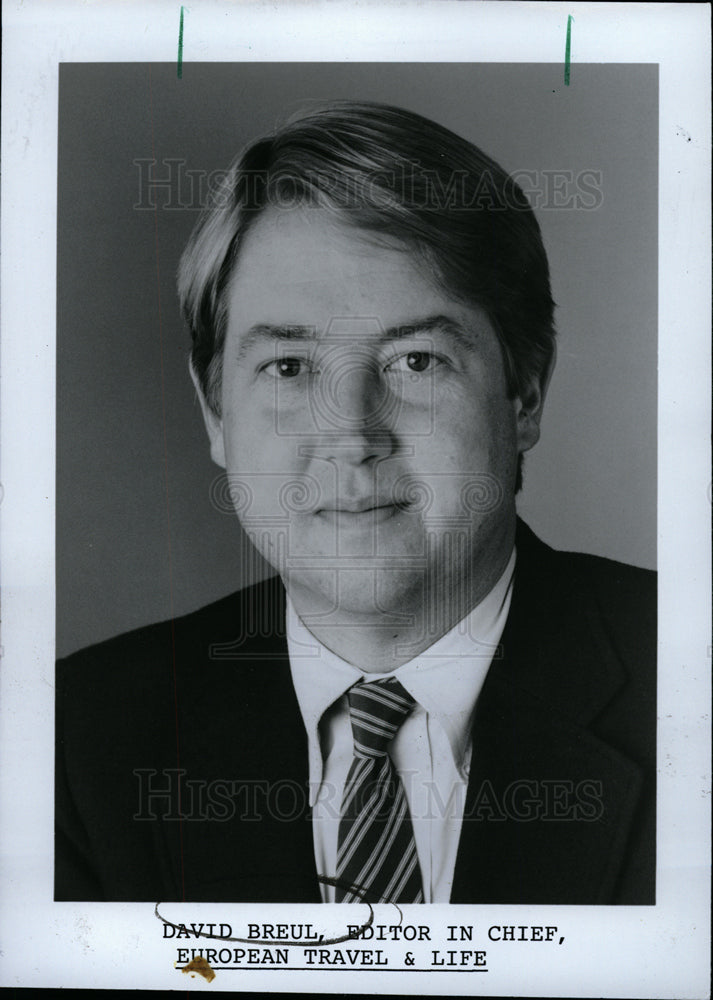 1987 Press Photo David Breul - dfpd41871- Historic Images