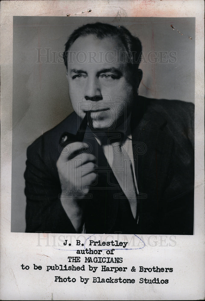 1954 Press Photo J. B. Priestley - dfpd42373- Historic Images