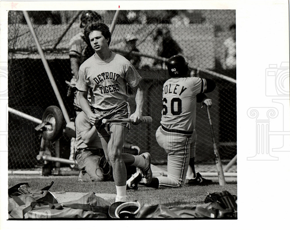 1985 Press Photo Detroit tigers 1985 Ed osinski- Historic Images