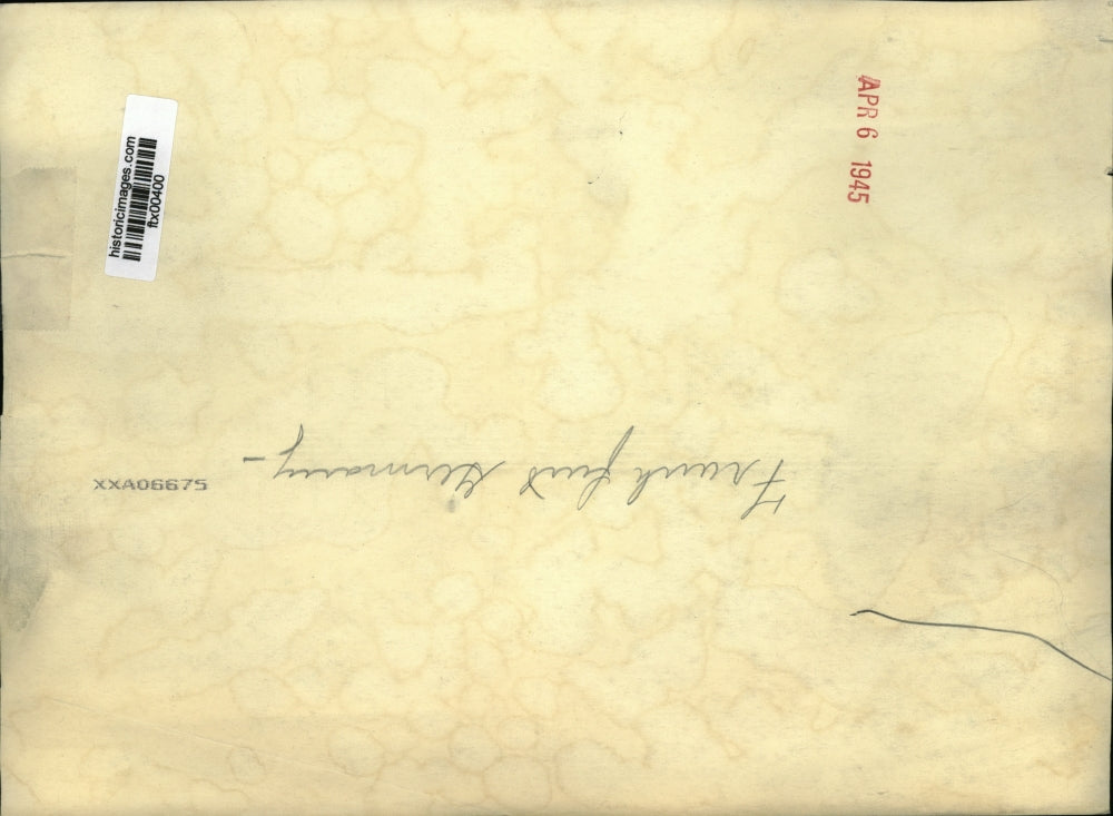 1945 Press Photo Frankfurt, Germany Harbor Pre-World War II - ftx00400