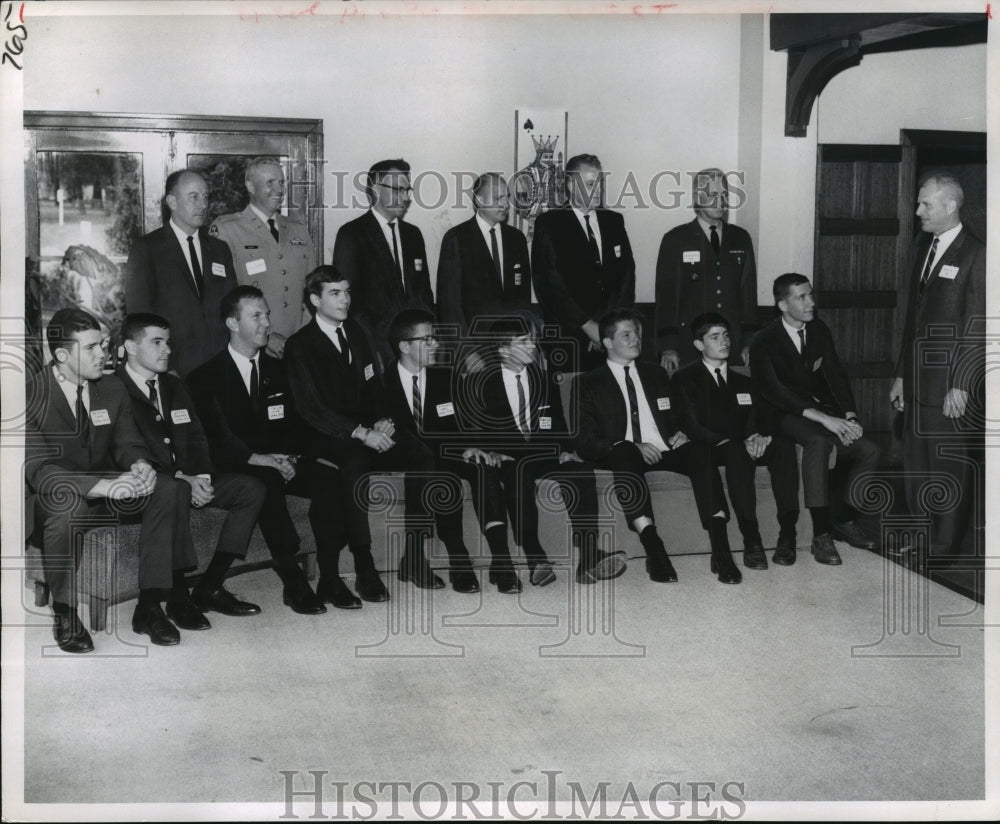 1966 Press Photo West Point US Military Academy Appointees Honored - ftx00465
