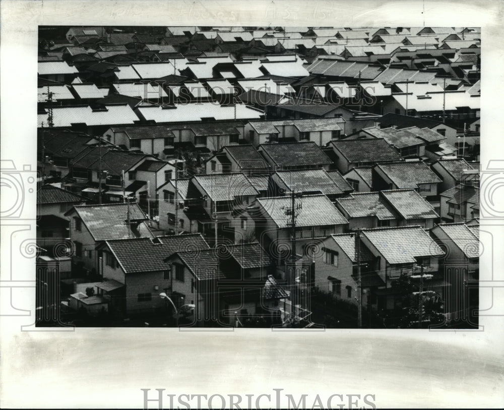 1988 Press Photo Kobe, Japan Housing Developments - ftx00546