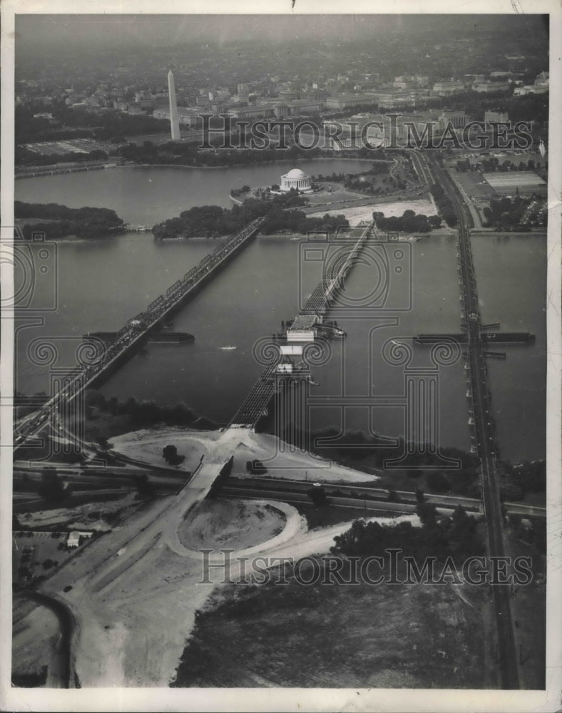 Press Photo 14th Street Birdge, Washington, DC, Potomac River - ftx02309- Historic Images