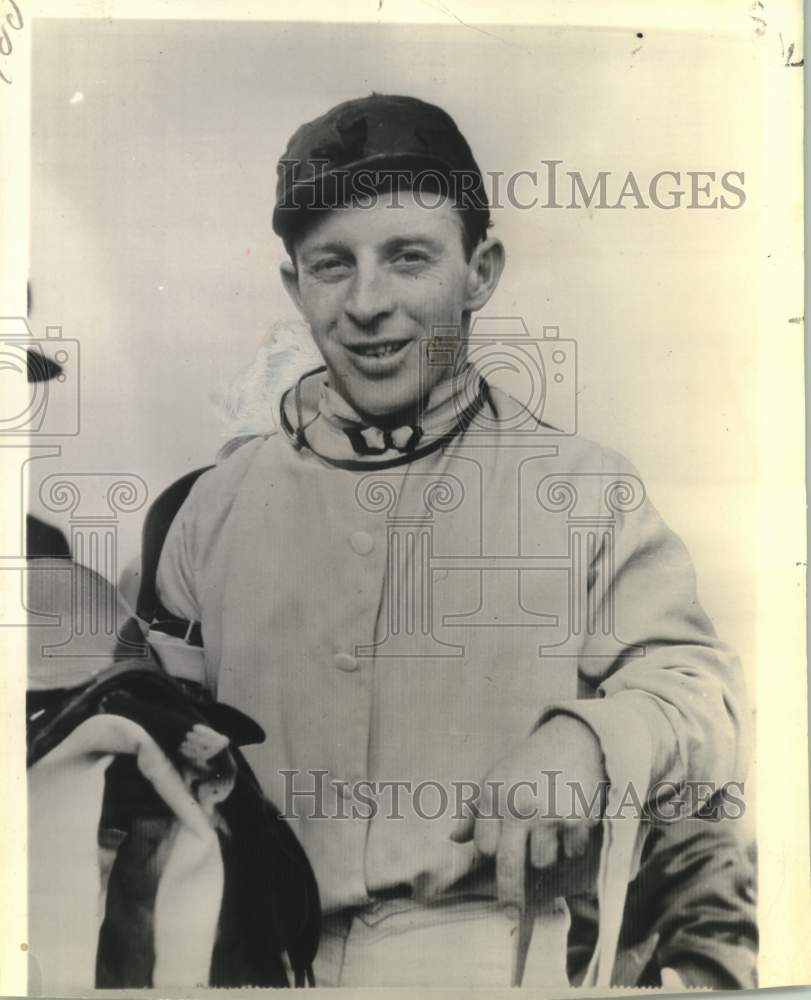 1943 Press Photo Johnny Adams Finishes Year with 245 Winners 35 More Than Meade- Historic Images