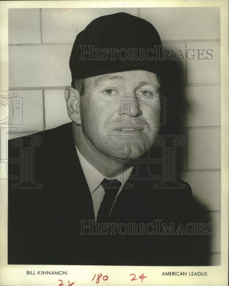 Press Photo Bill Kinnamon, baseball umpire in the American League - ftx03661- Historic Images