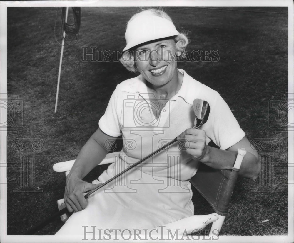 1956 Press Photo Golfer Betty Jamison - fux00300- Historic Images