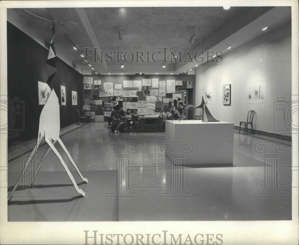 1972 Press Photo Houston Museum of Fine Arts Exhibits - hca00125