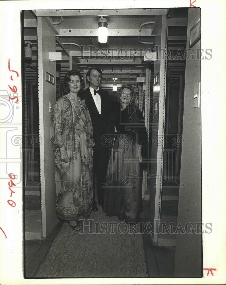 1978 Press Photo Benefit committee members, Houston Texas Public Library,