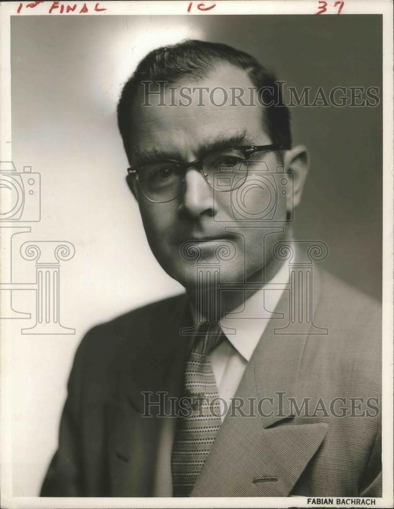 1956 Press Photo J. W. Foley, President of the Texas Co. - hca00658