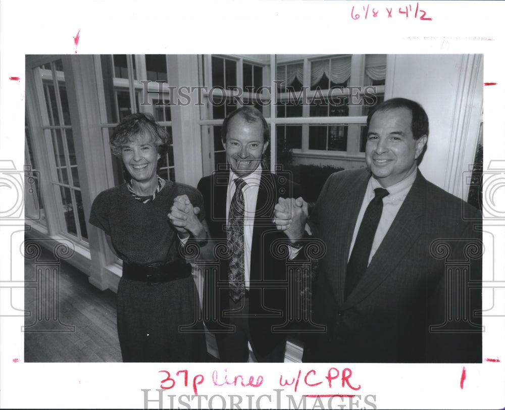 1992 Press Photo Houston Group to raise awareness of CPR training - hca01319