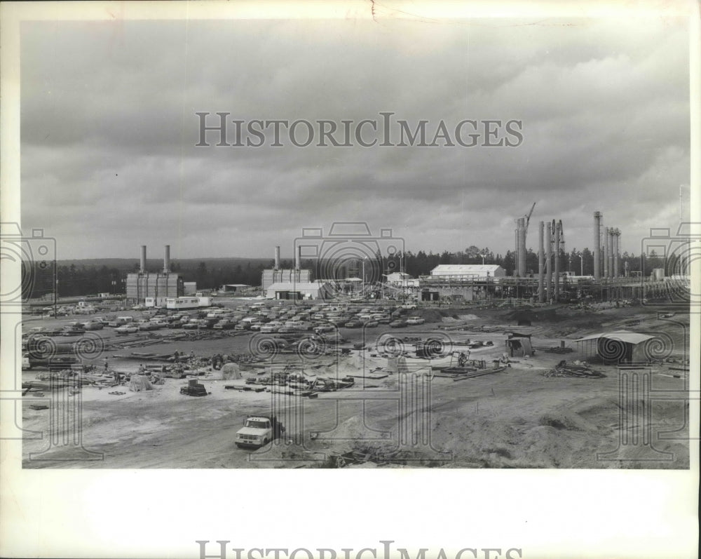 1972 Press Photo Humble Oil & Refining Co. (Exxon Co.) Expansion project field
