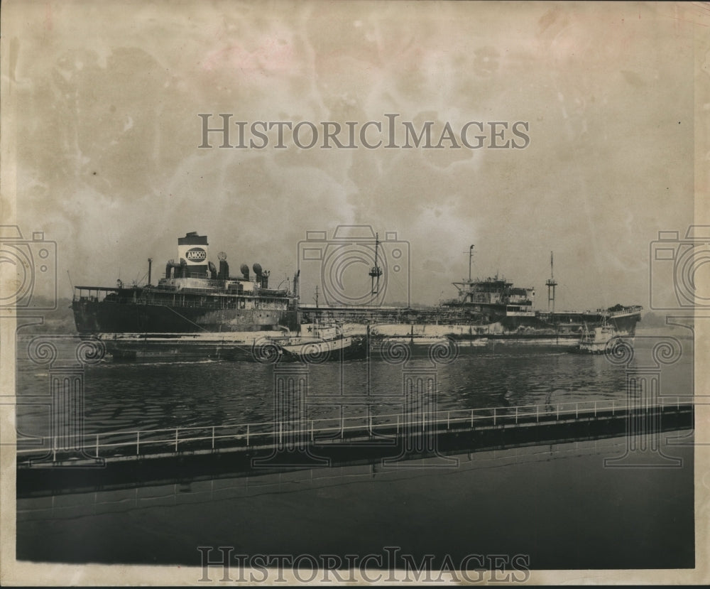 1959 Press Photo SS Amoco Virginia - hca03813- Historic Images