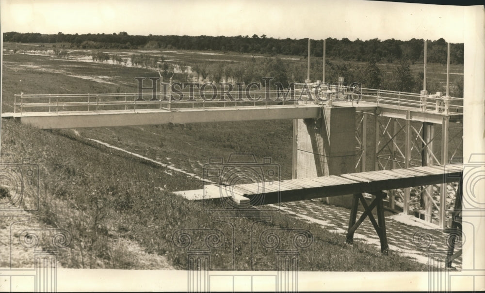1958 Press Photo View of Dam - hca04752