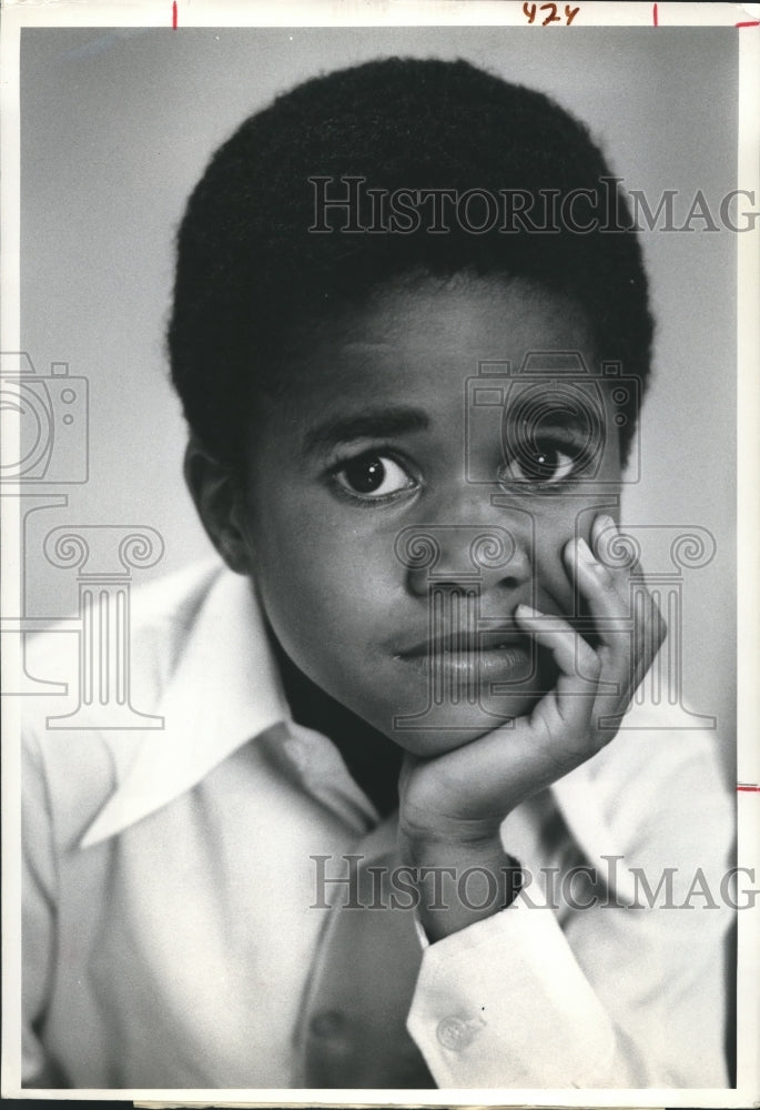 1977 Press Photo Adoptions-Boy to be Adopted - hca05246