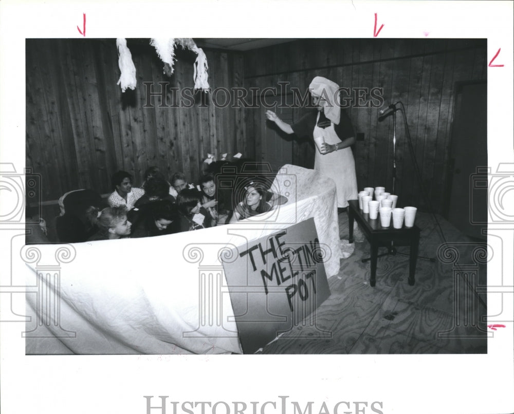 1989 Press Photo Myloe Wilson at USA Leadership Training Camp - hca06191