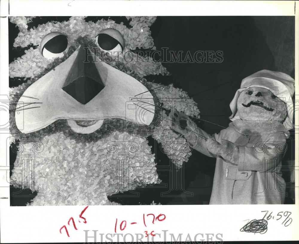 1980 Press Photo Characters in the Foley's Thanksgiving Day Parade, Houston