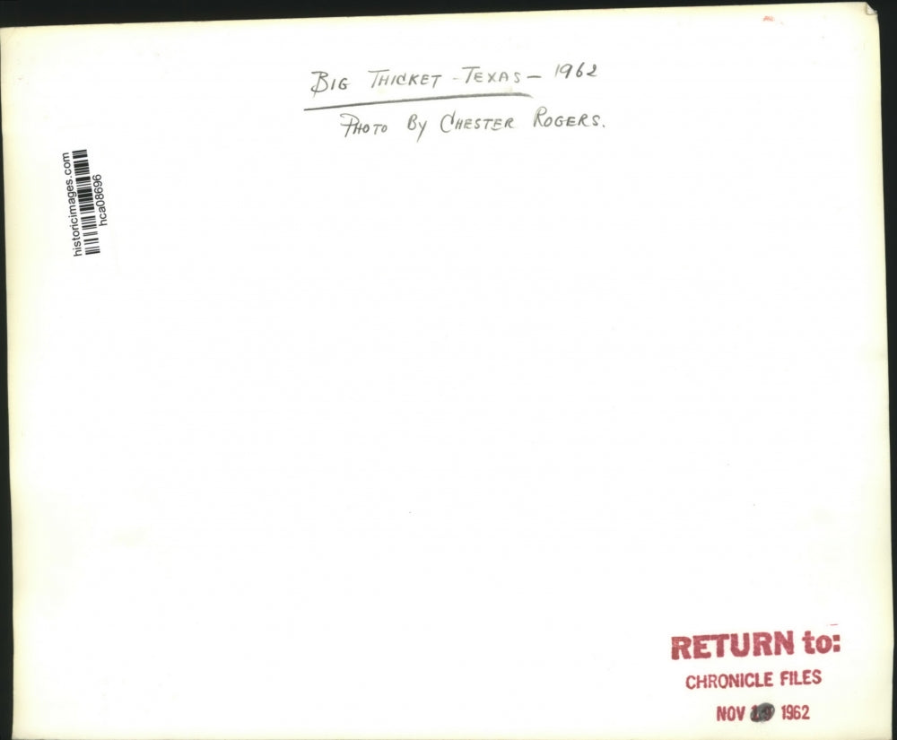 1962 Press Photo Woods and river at Big Thicket, Texas - hca08696