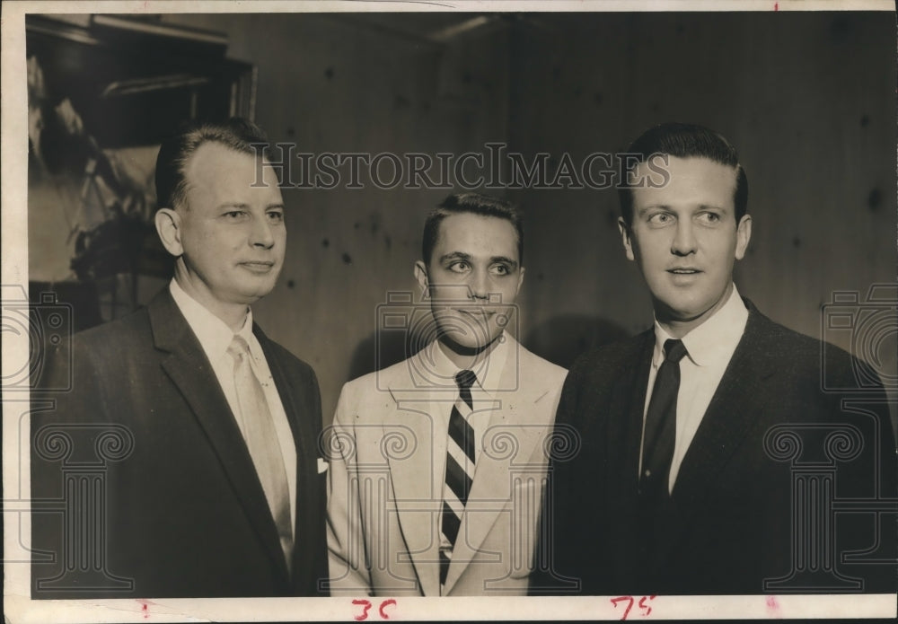 1957 Press Photo Graduating seniors of the Baylor University College of Medicine