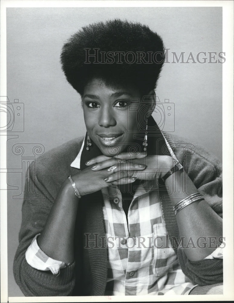 1987 Press Photo Actress Dawnn Lewis Stars in &quot;A Different World&#39; on NBC- Historic Images