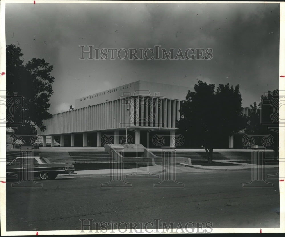1965 Press Photo Matagorda County Courthouse in Bay City, Texas - hca10042