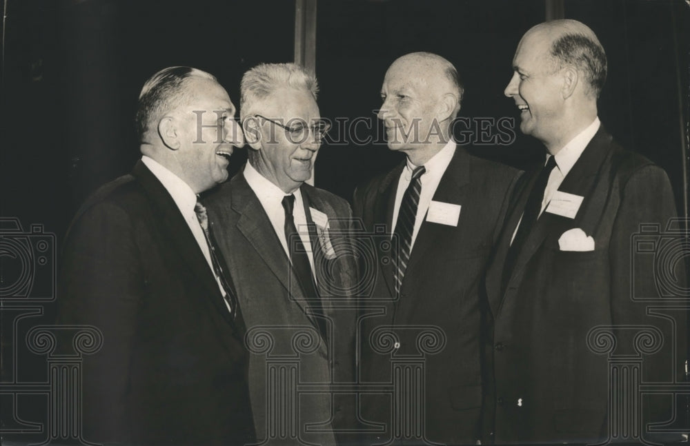 1956 Press Photo Officials and executives of the Houston Chamber of Commerce