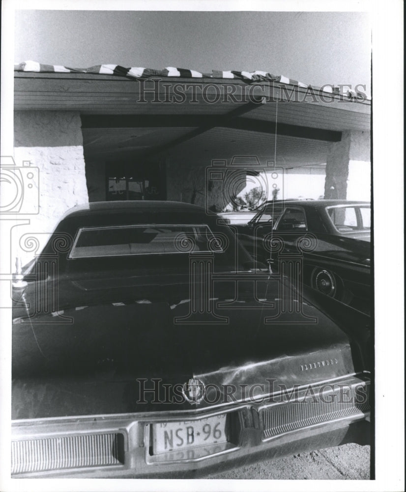 1970 Press Photo Cars parked at Cauble Ranch - hca11097
