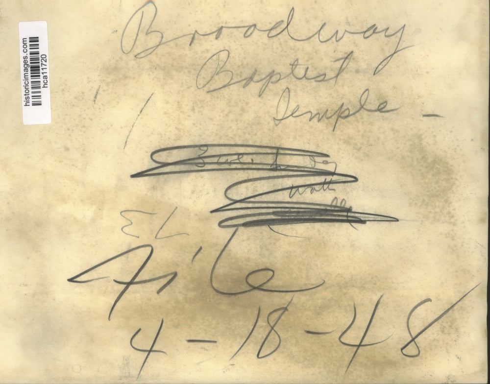 1948 Press Photo Broadway Baptist Temple - hca11720