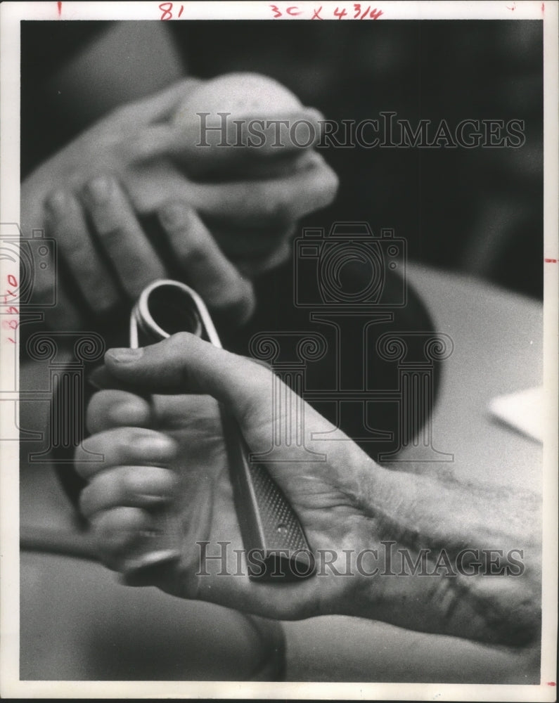 1969 Press Photo Patients Exercise, Brook Army Medical Center San Antonio, Texas- Historic Images