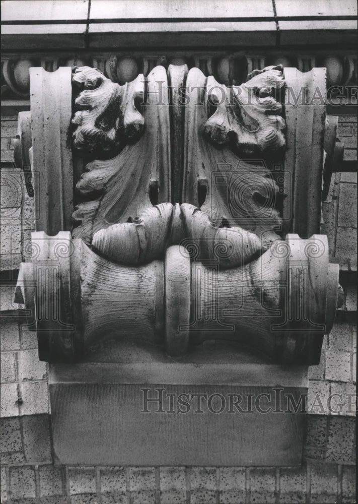 1963 Press Photo architectural details on City Auditorium - hca12705