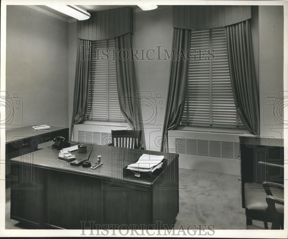 1959 Press Photo Interior of the Commerce Building in Houston. - hca13298- Historic Images