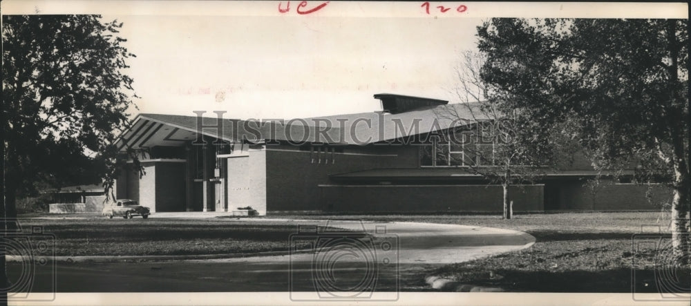 1949 Press Photo Congregation Emanu El Temple in Houston. - hca13738- Historic Images