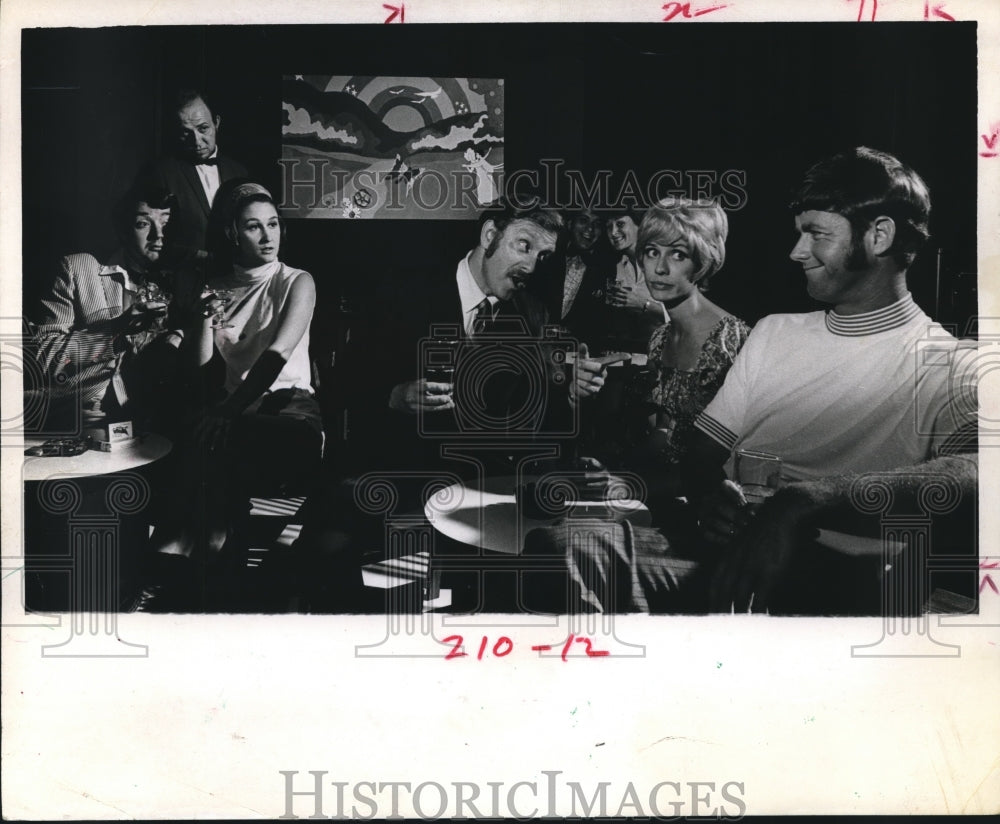 1970 Press Photo Cast of "Cactus Flower" in The Country Playhouse - hca16048