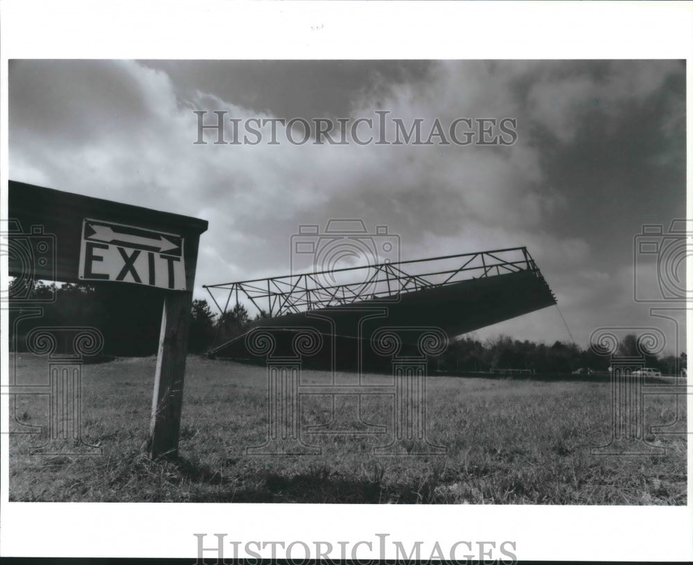 1992 Press Photo I-45 Drive-In Theater in Houston. - hca17758- Historic Images