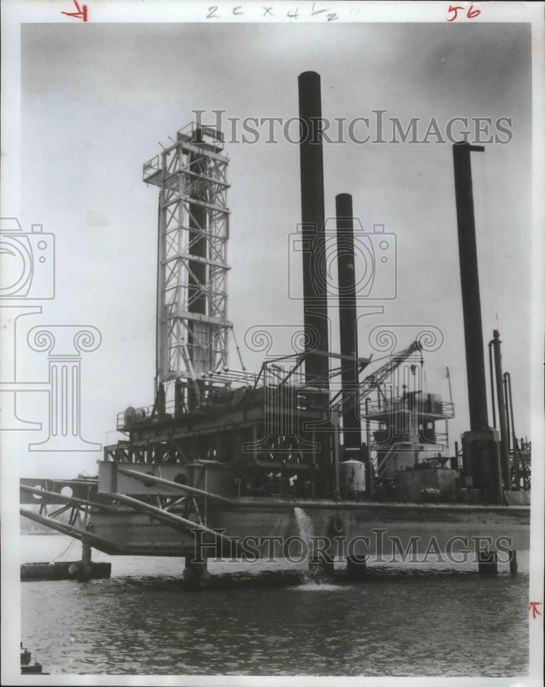 1967 Press Photo New Vessel Of The Dresser Offshore Services, Inc. - hca18612