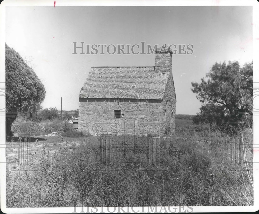 1962 Press Photo Powder magazine of Fort Phantom Hill, Texas - hca19458