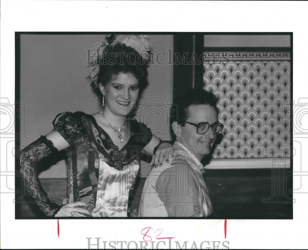 1988 Press Photo Actors Mischel Miller and Kent Ross, Dodge City, Kansas- Historic Images