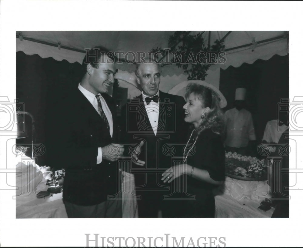 1990 Press Photo Planning for Da Camera Gala - Houston - hca21213- Historic Images