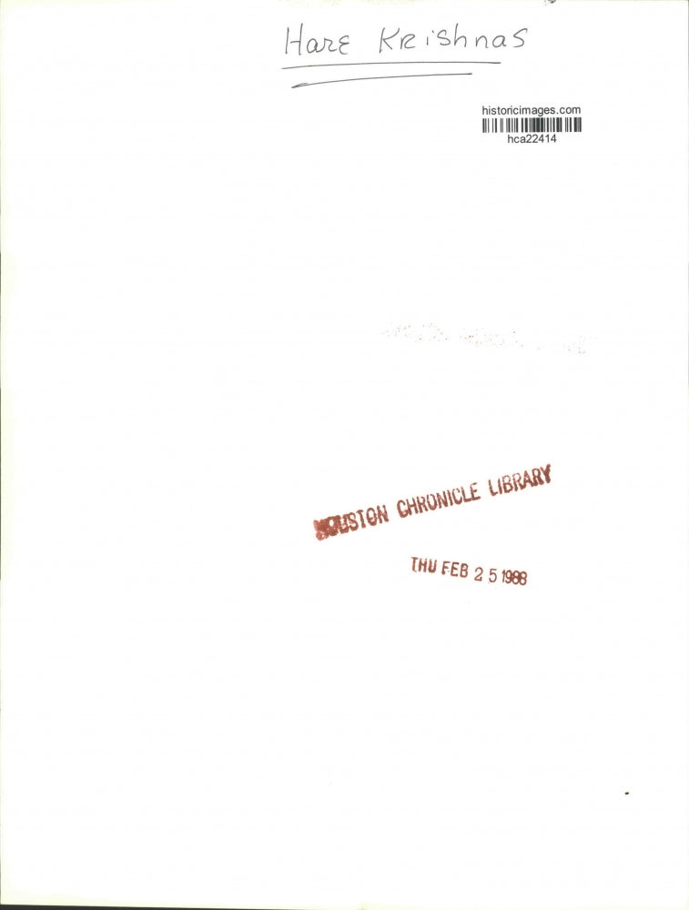 1966 Press Photo Hare Krishna commune members in West Virginia - hca22414